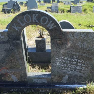 KLOKOW Ella Friederika 1912-1989
