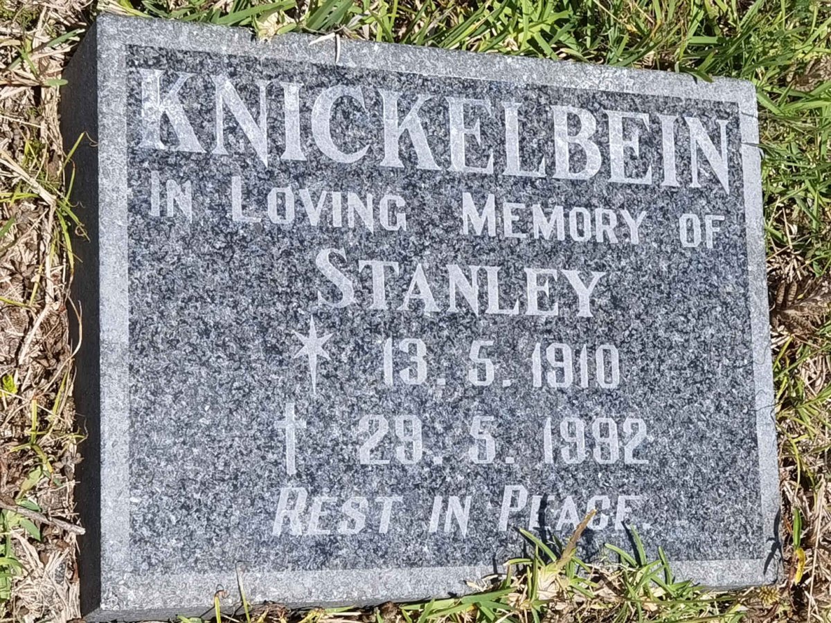 KNICKELBEIN Stanley 1910-1992