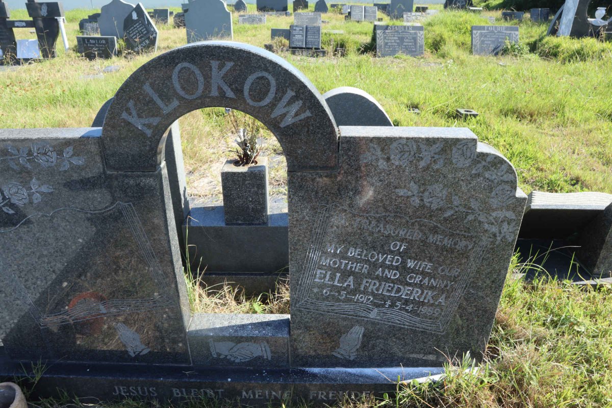 KLOKOW Ella Friederika 1912-1989