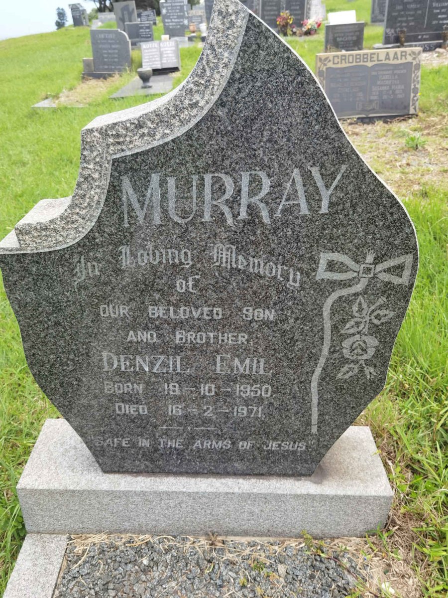 MURRAY Denzil Emil 1950-1971