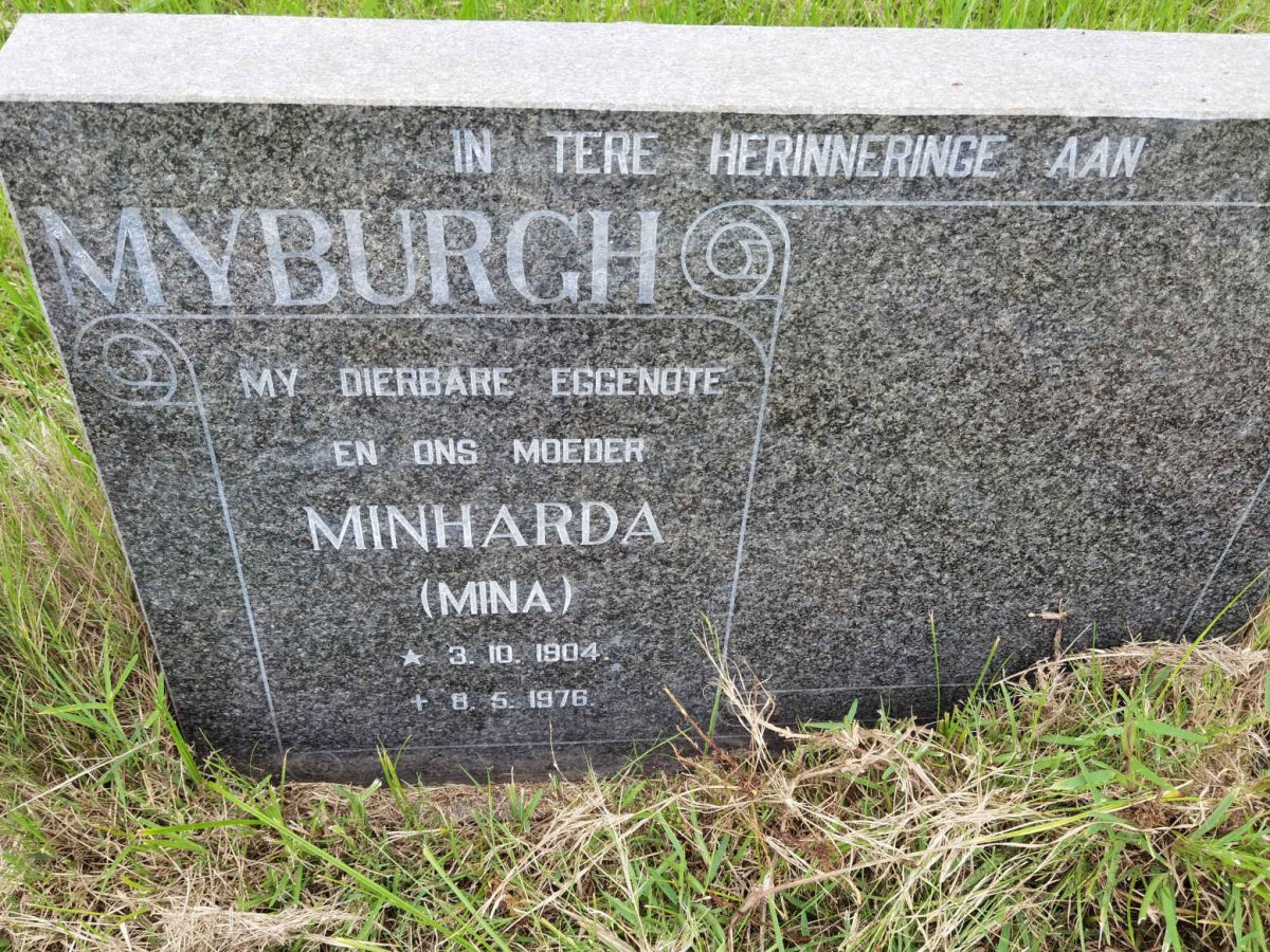 MYBURGH Minharda 1904-1976