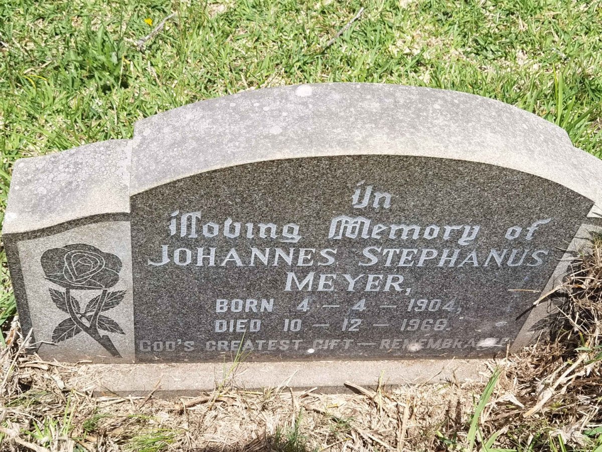 MEYER Johannes Stephanus 1904-1966
