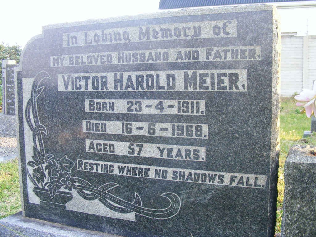 MEIER Victor Harold 1911-1968