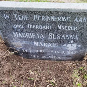 MARAIS Magrieta Susanna 1900-1957