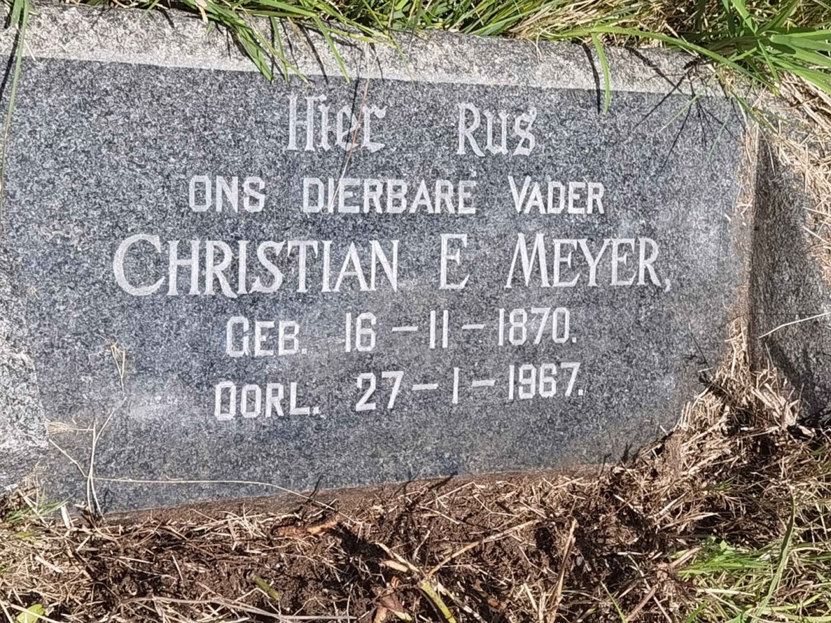 MEYER Christian E. 1870-1967