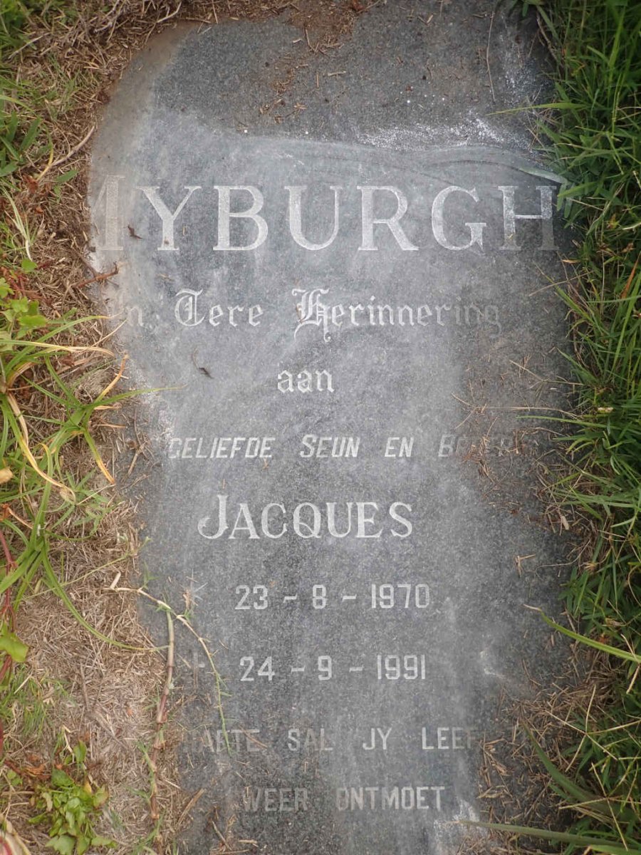 MYBURGH Jacques 1970-1991