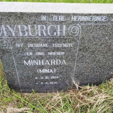 MYBURGH Minharda 1904-1976