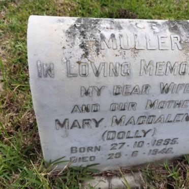 MULLER Mary Magdalene 1895-1946