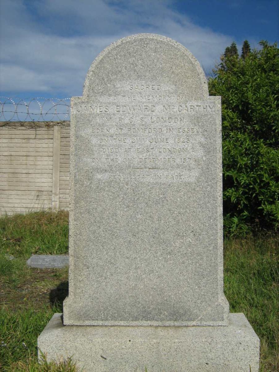 McCARTHY James Edward 1825-1874