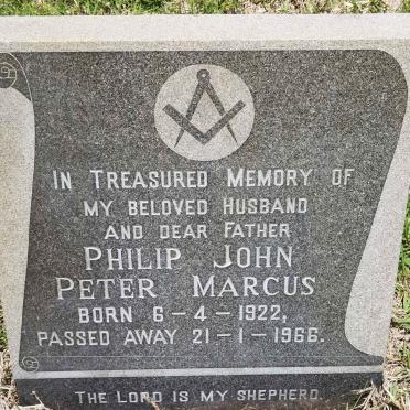 MARCUS Philip John Peter 1922-1966