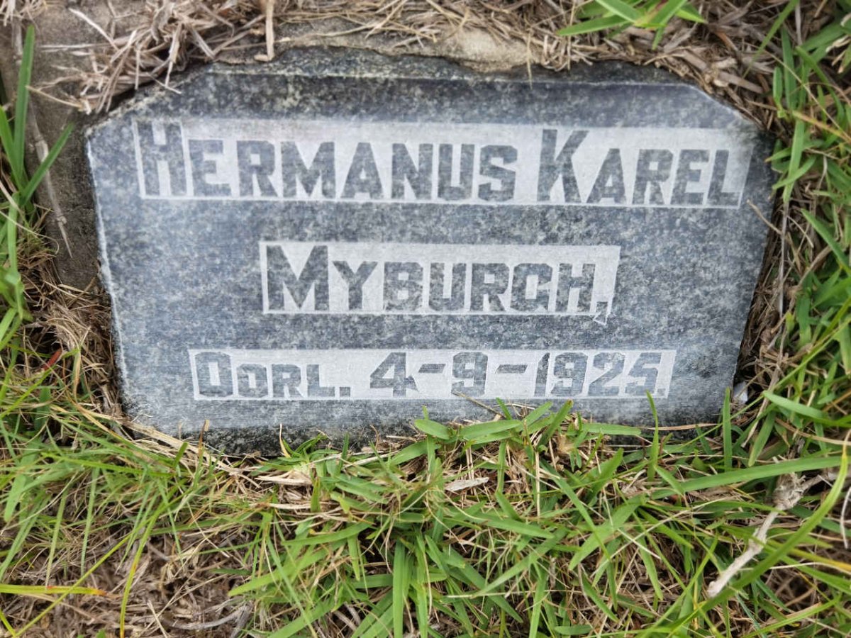 MYBURGH Hermanus Karel -1925