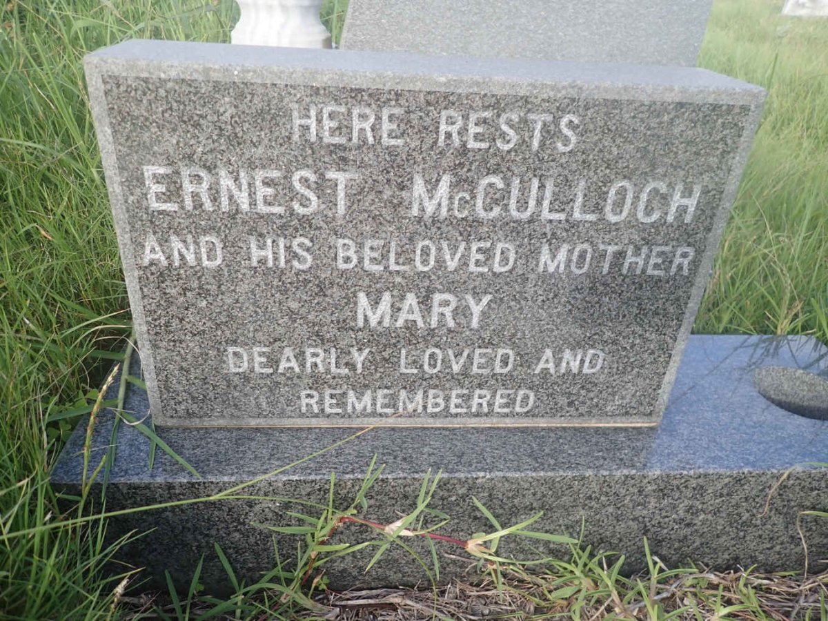 MCCULLOCH Ernest :: MCCULLOCH Mary