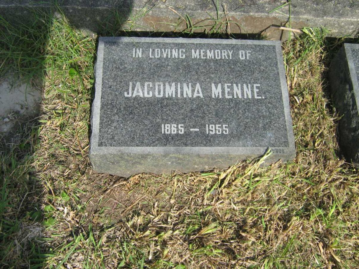 MENNE Jacomina 1865-1955