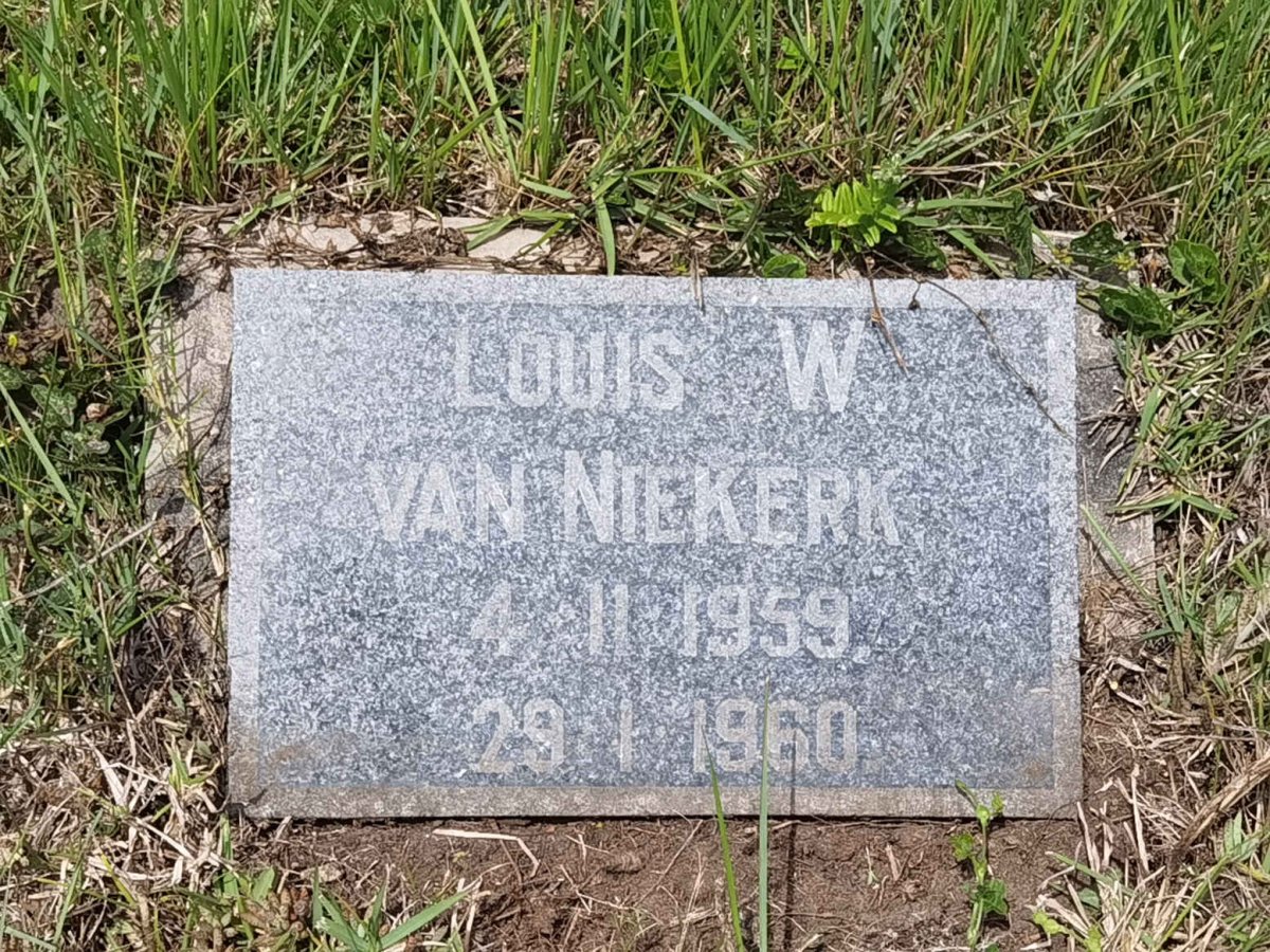 NIEKERK Louis W., van 1959-1960