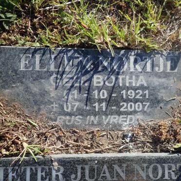 NORTJE Ellen nee BOTHA 1921-2007