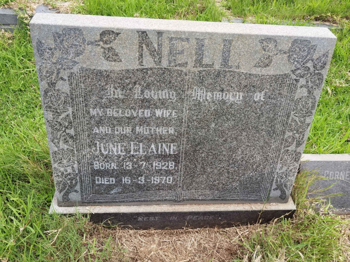 NELL June Elaine 1928-1970