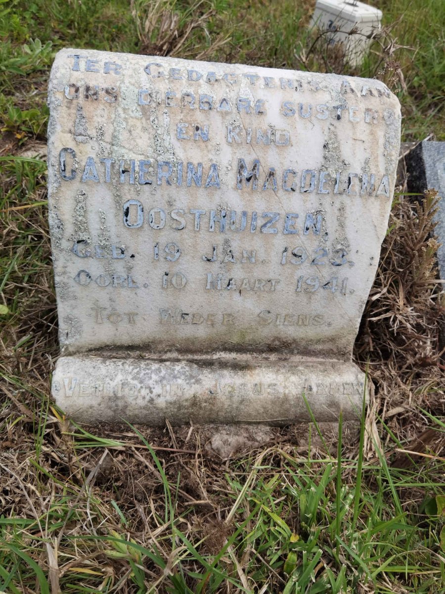 OOSTHUIZEN Catharina Magdelena 1923-1941