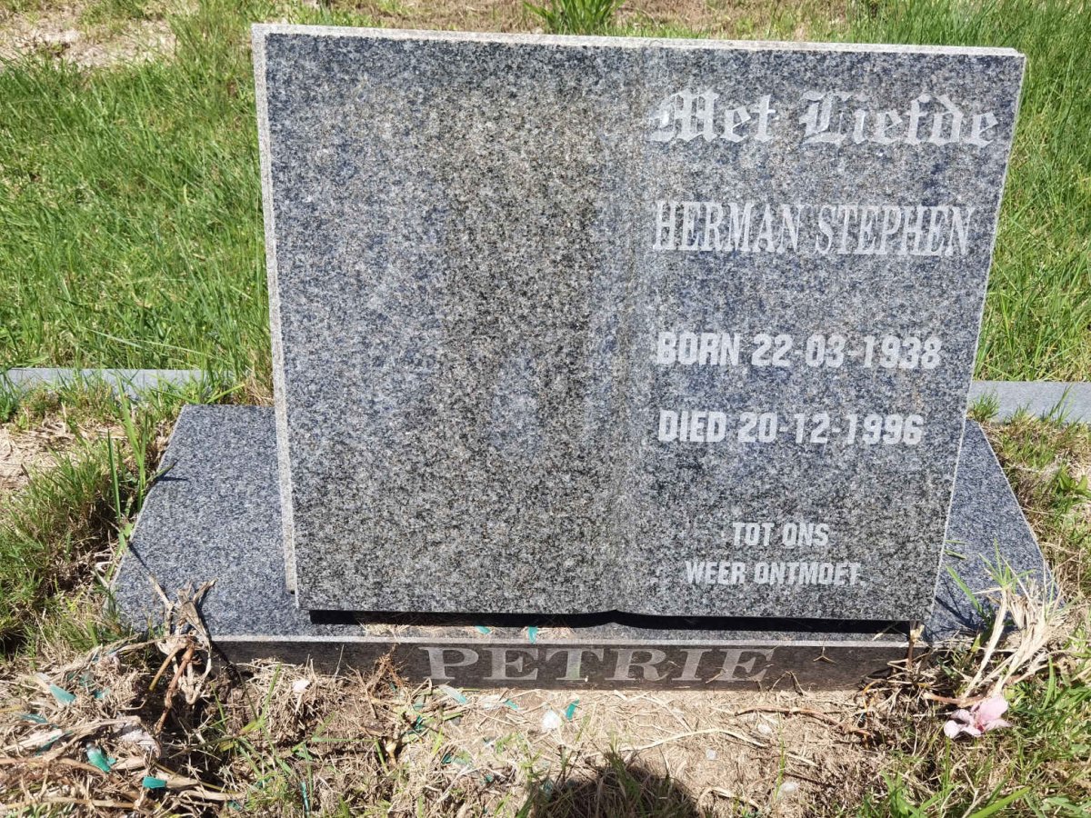 PETRIE Herman Stephen 1938-1996