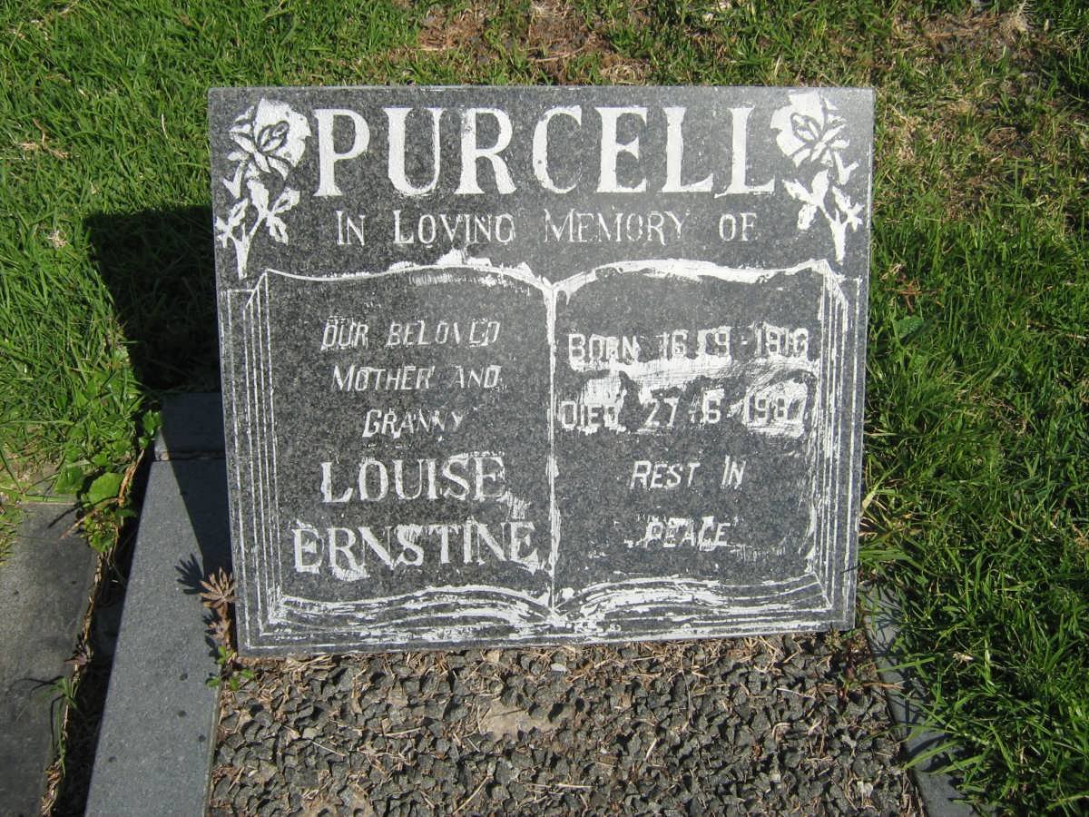 PURCELL Louise Ernstine 1916-1987