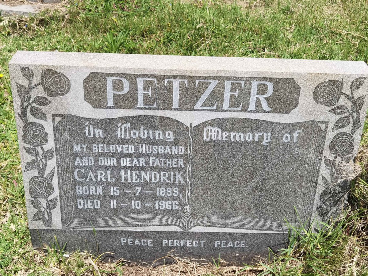 PETZER Carl Hendrik 1899-1966