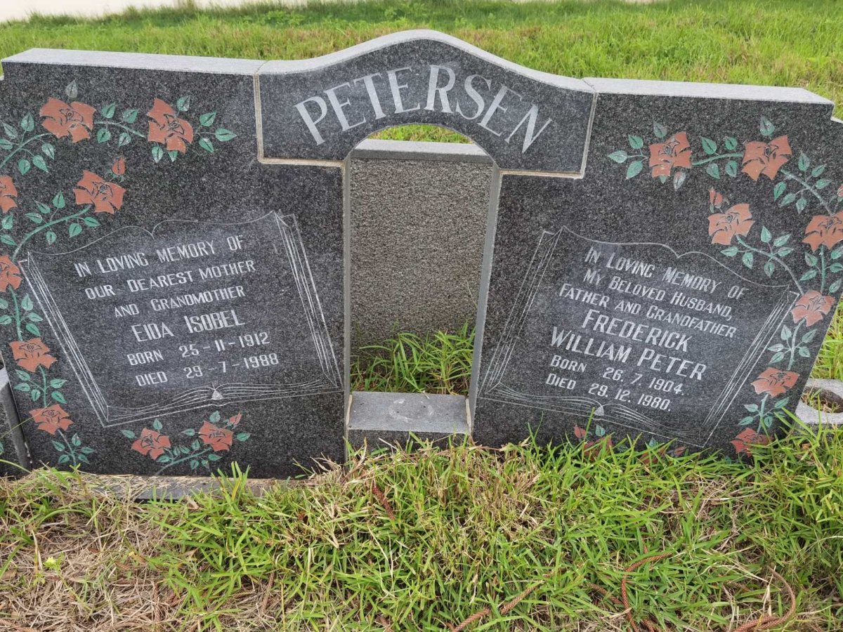 PETERSEN Frederick William Peter 1904-1980 &amp; Eida Isobel 1912-1988