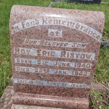 RISTOW Roy Eric 1940-1943