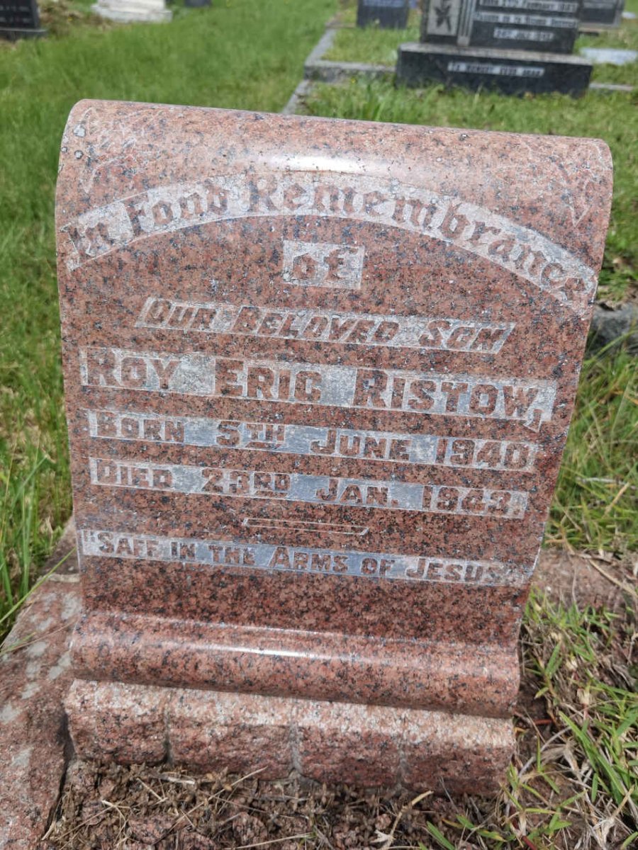RISTOW Roy Eric 1940-1943