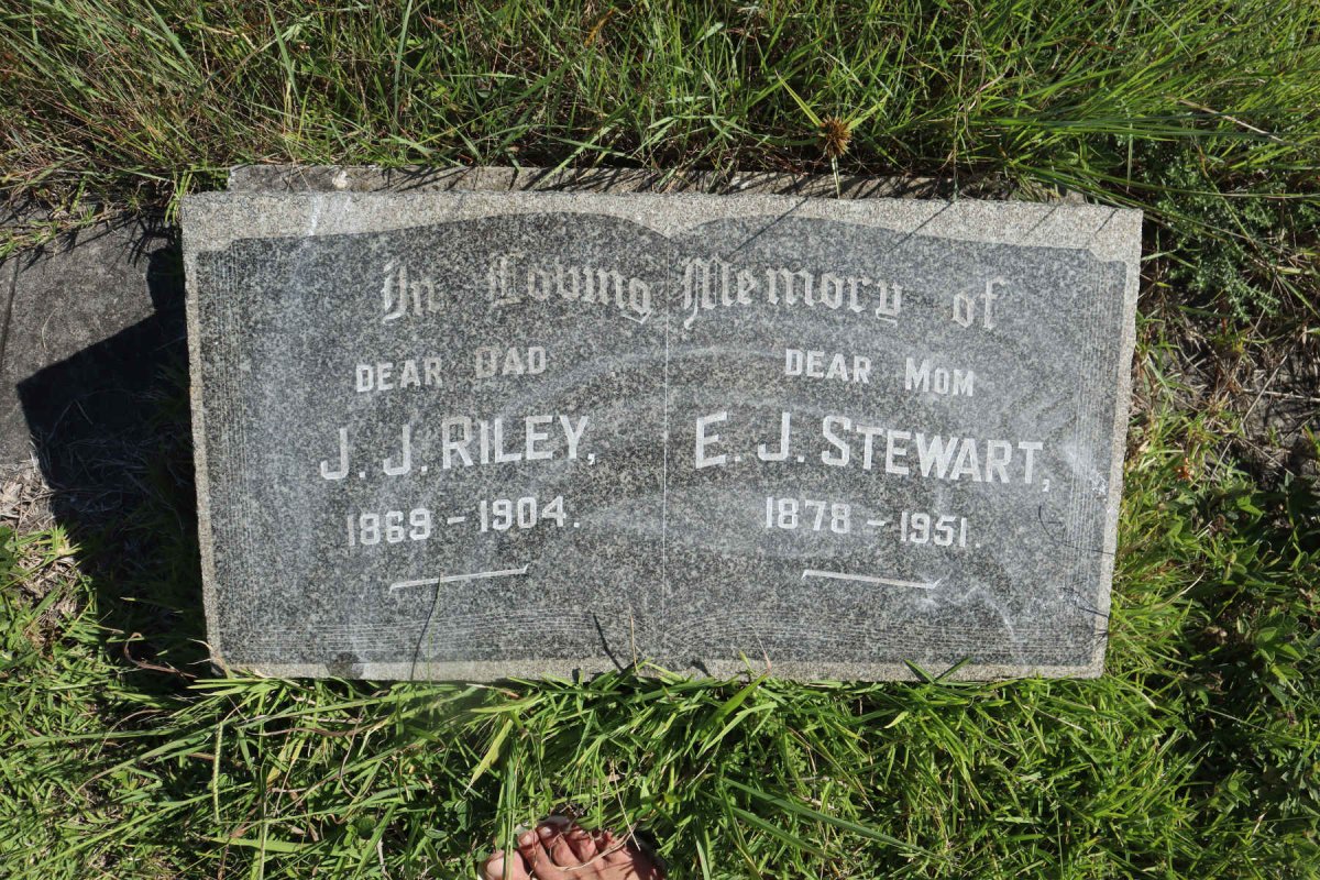 RILEY J.J. 1869-1904 &amp; E.J. STEWARD 1878-1951