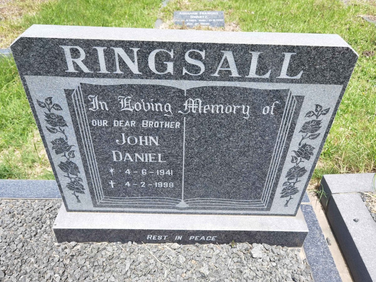 RINGSALL John Daniel 1941-1998