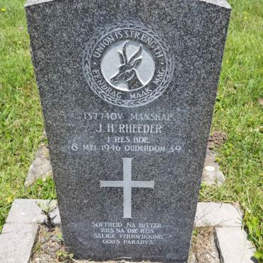 RHEEDER J.H. -1946