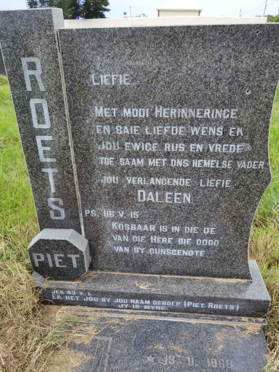 ROETS Daleen 1960-