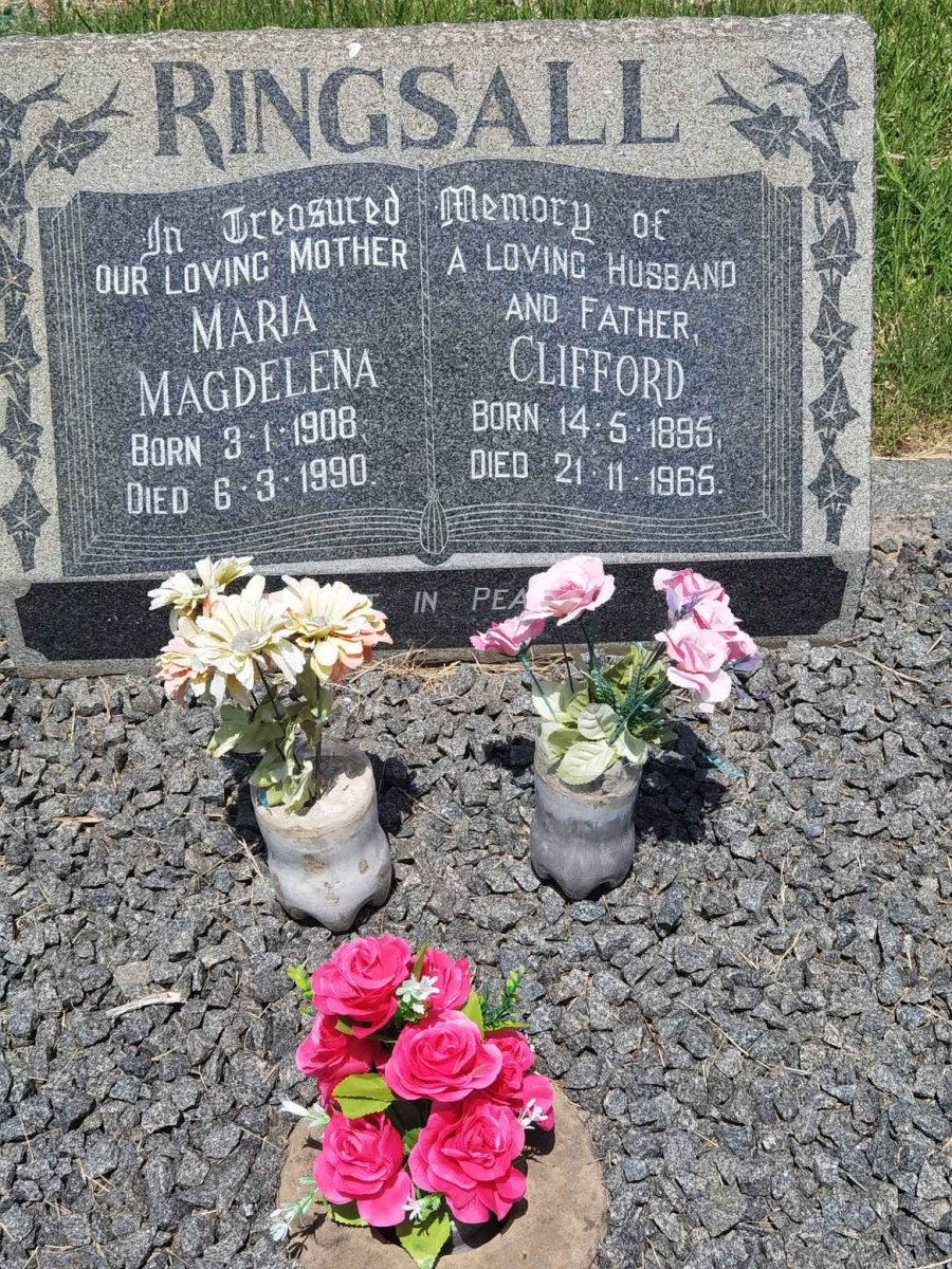 RINGSALL Clifford 1895-1965 &amp; Maria Magdelena 1908-1990