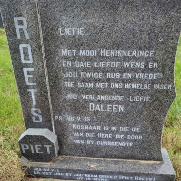 ROETS Daleen 1960-