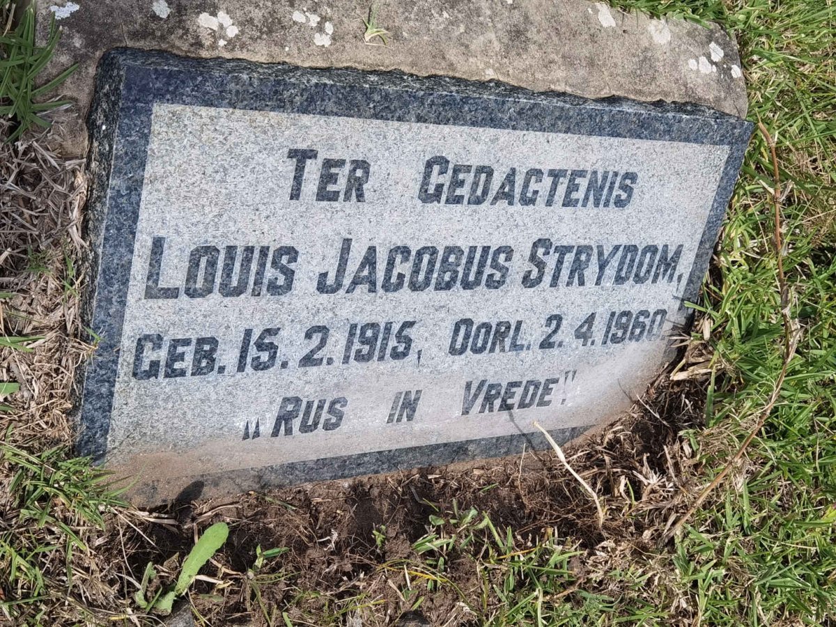 STRYDOM Louis Jacobus 1915-1960
