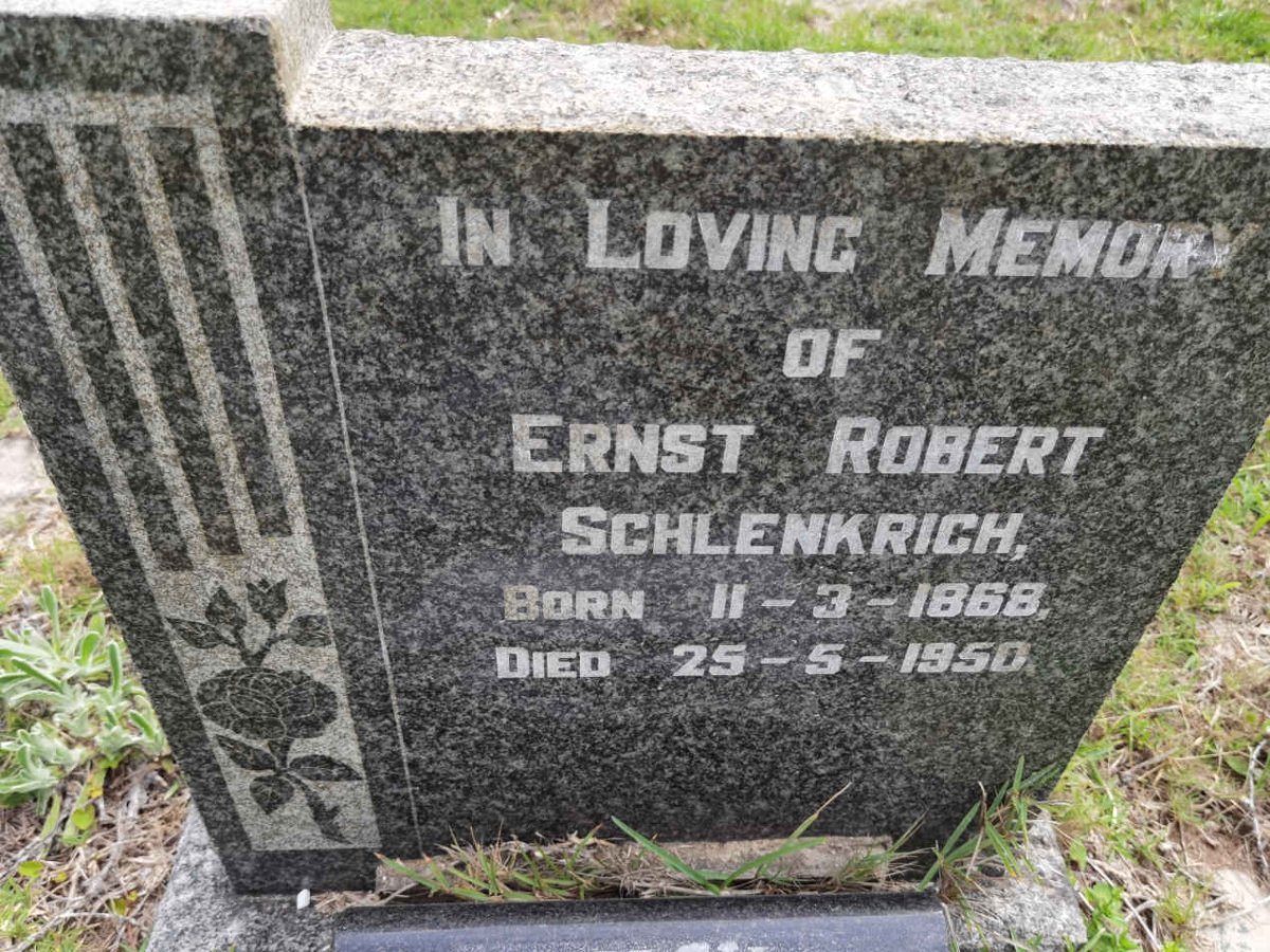SCHLENKRICH Ernst Robert 1868-1950