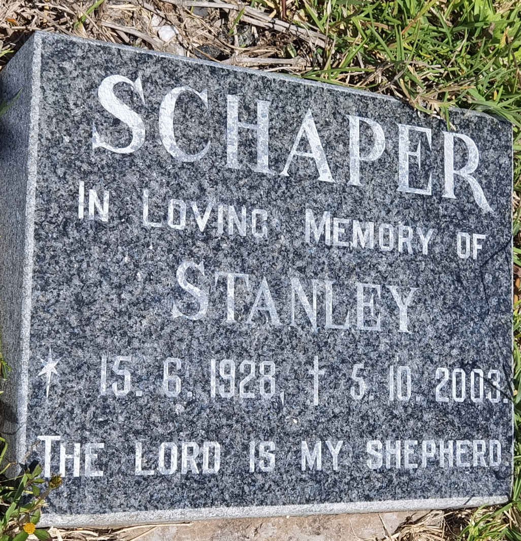 SCHAPER Stanley 1928-2003