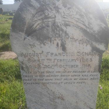 SCHAUP August Francois 1888-1918