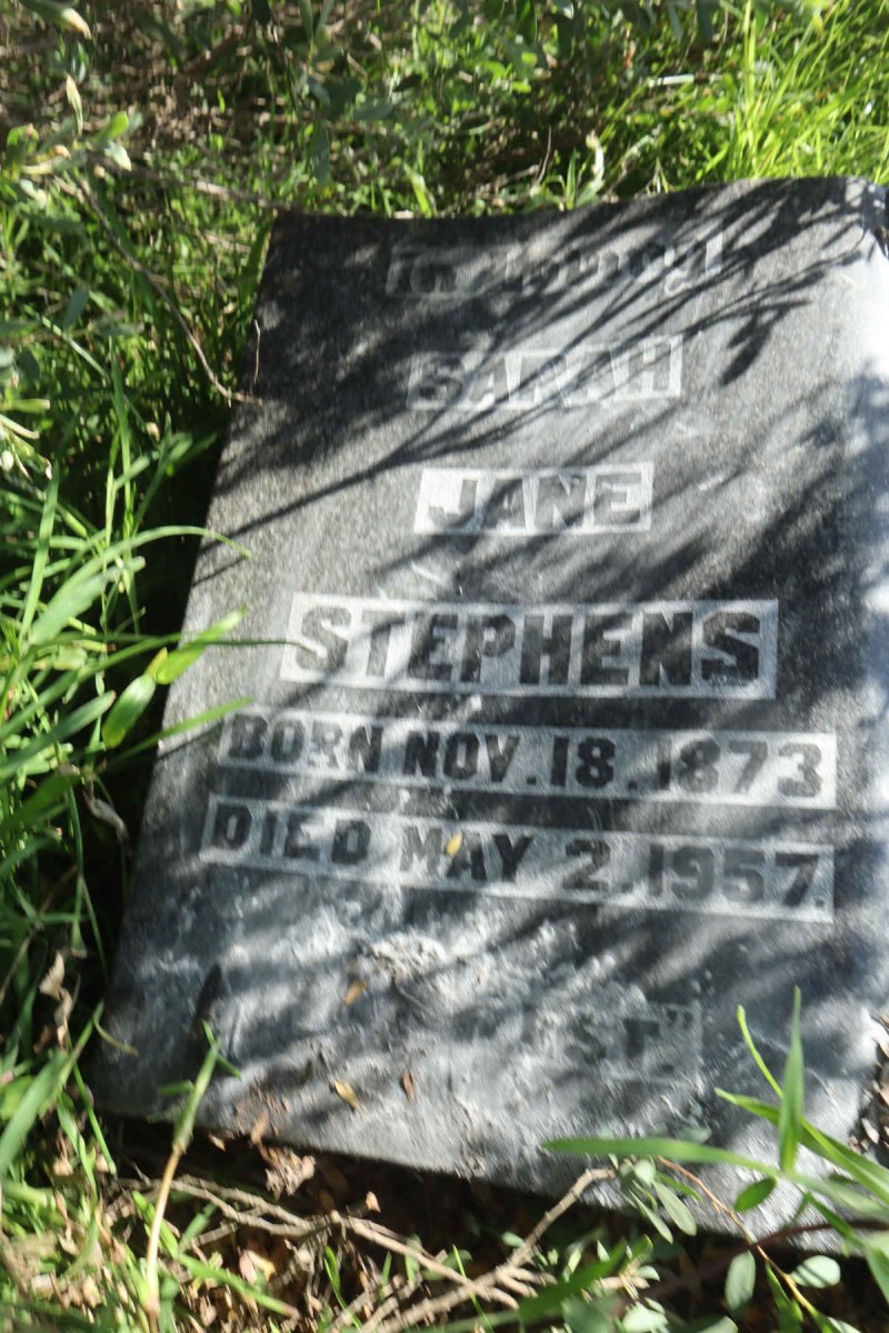 STEPHENS Sarah Jane 1873-1957