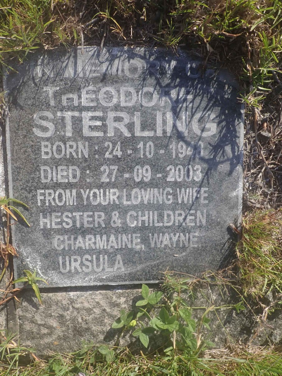STERLING Theodore 1948-2003