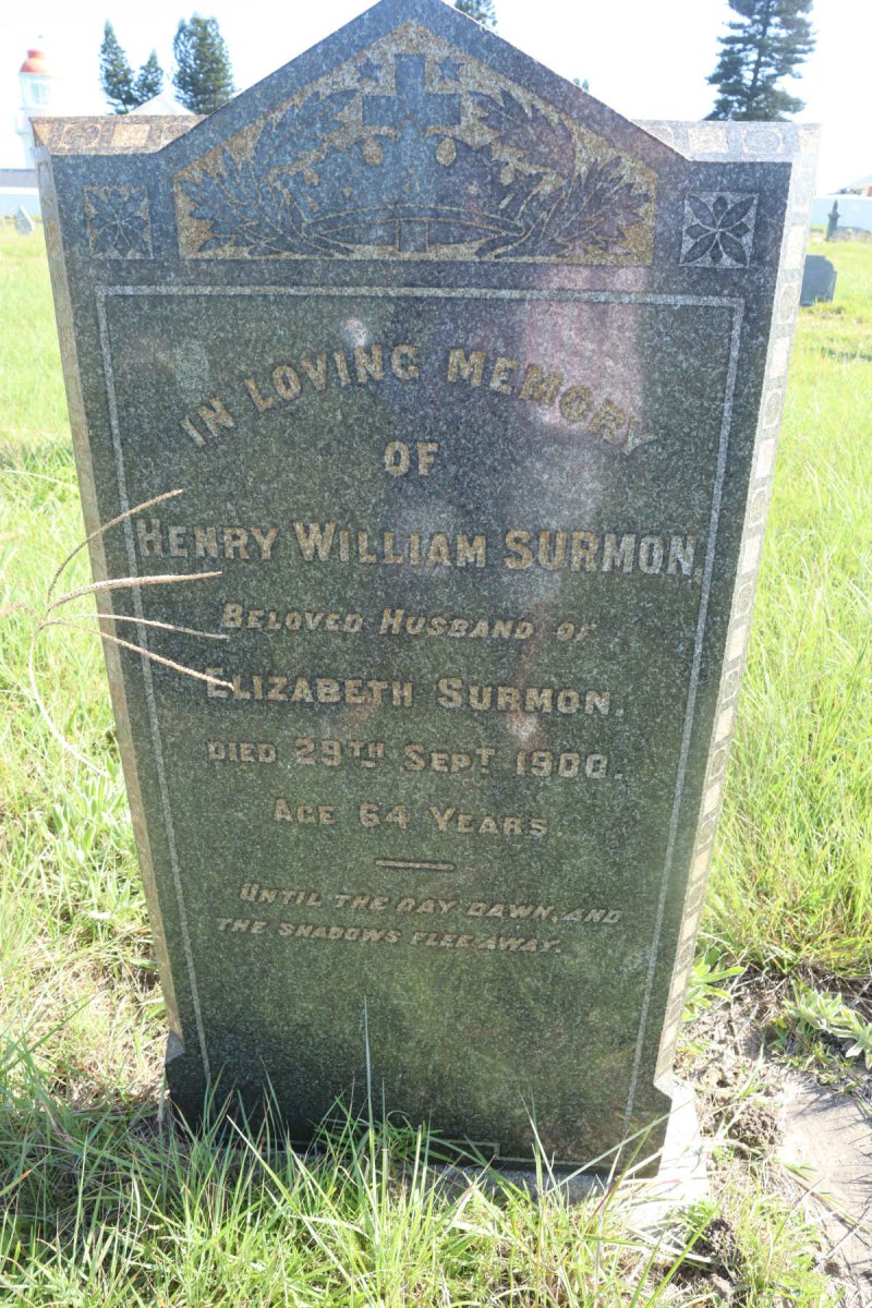 SURMON Henry William -1900