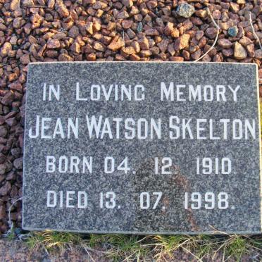 SKELTON Jean Watson 1910-1998