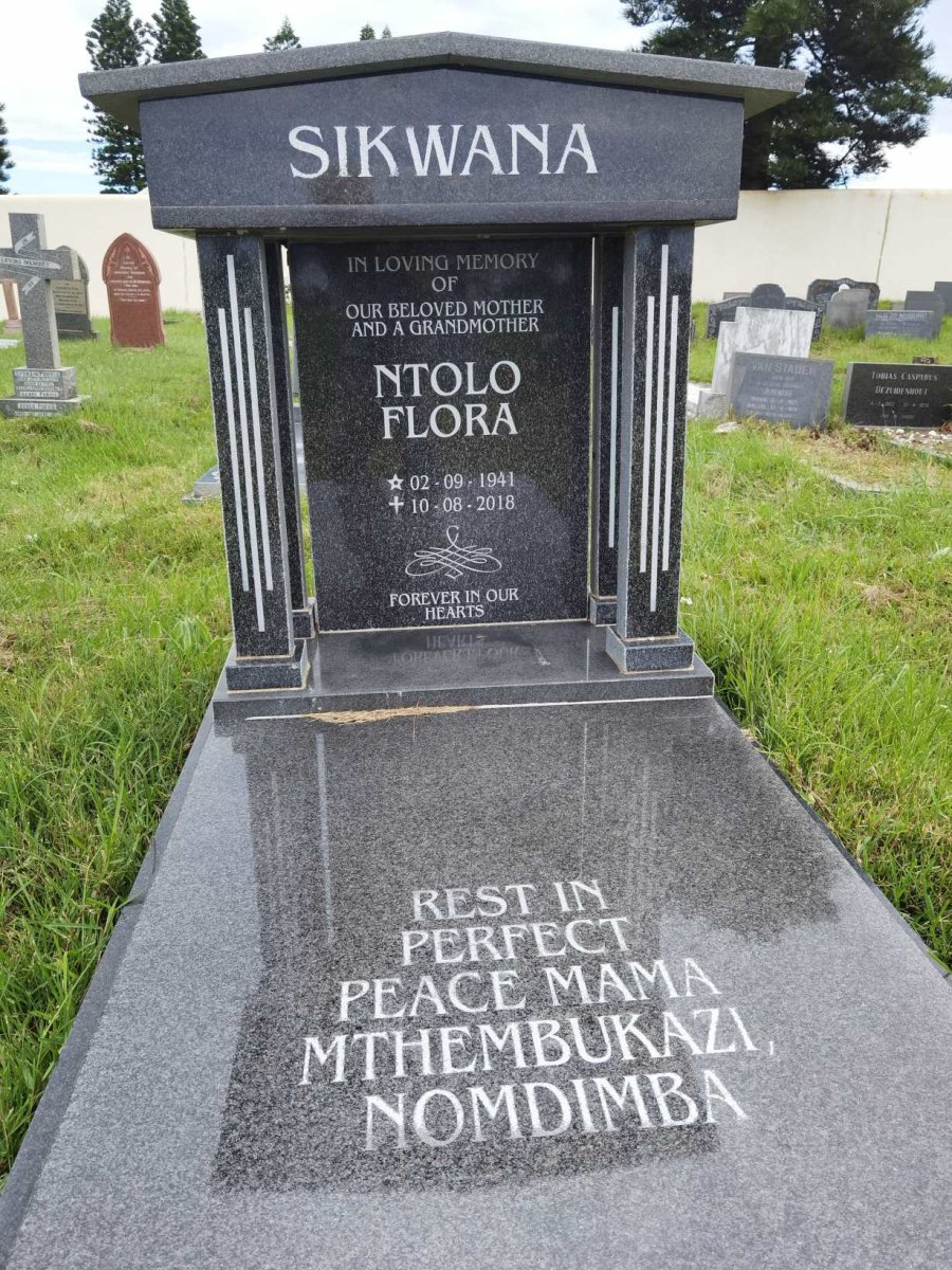 SIKWANA Ntolo Flora 1941-2018