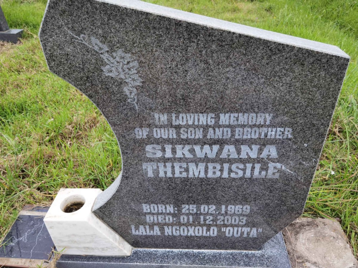 SIKWANA Thembisile 1969-2003