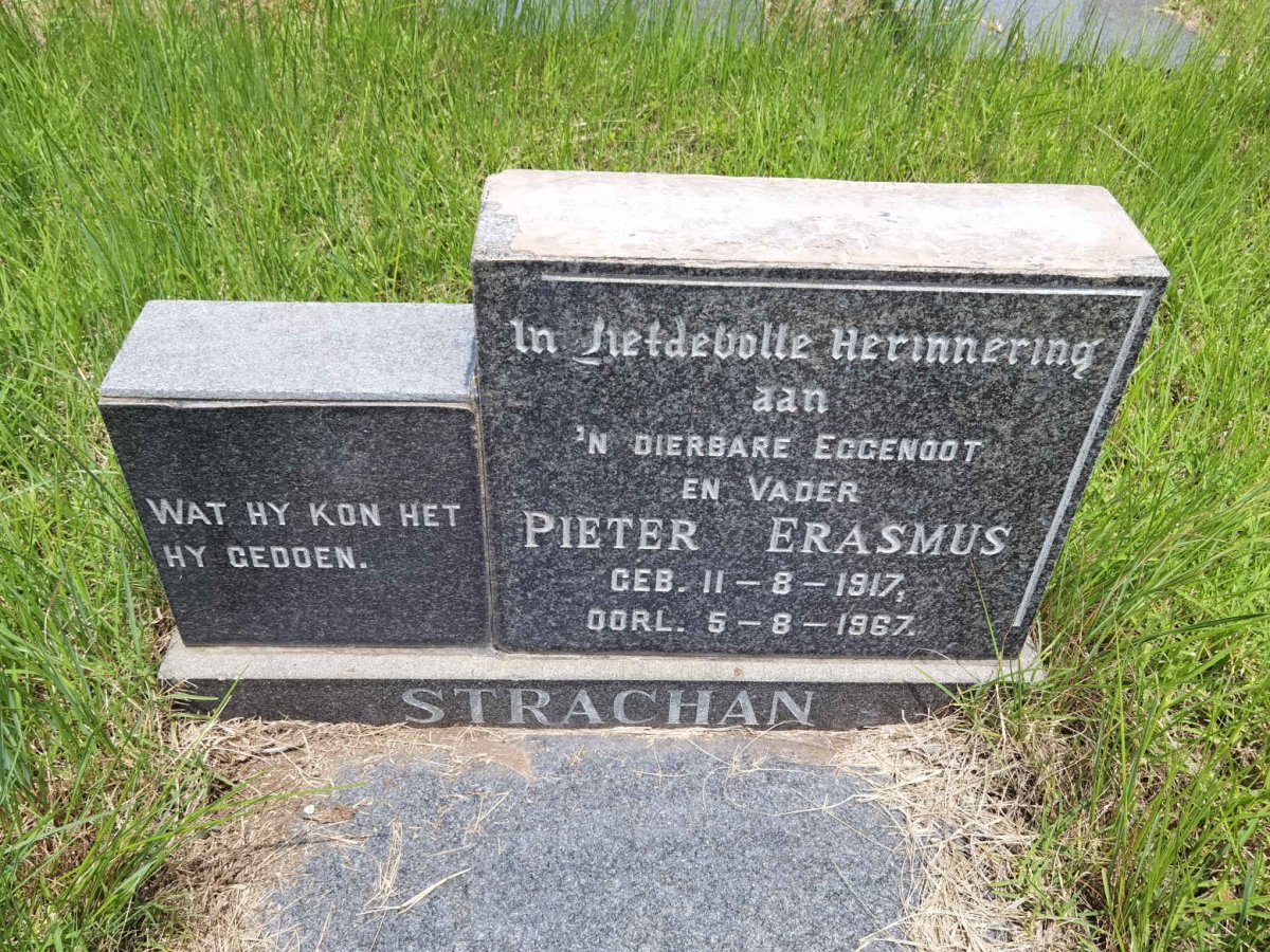 STRACHAN Pieter Erasmus 1917-1967