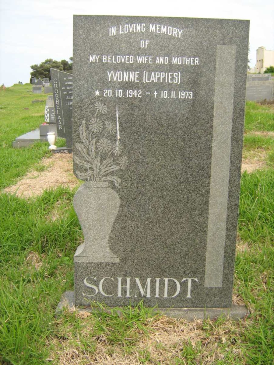 SCHMIDT Yvonne 1942-1973