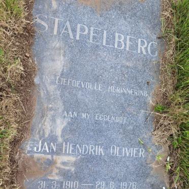 STAPELBERG Jan Hendrik Olivier 1910-1976