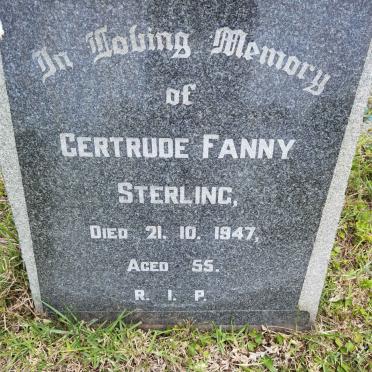 STERLING Gertrude Fanny -1947