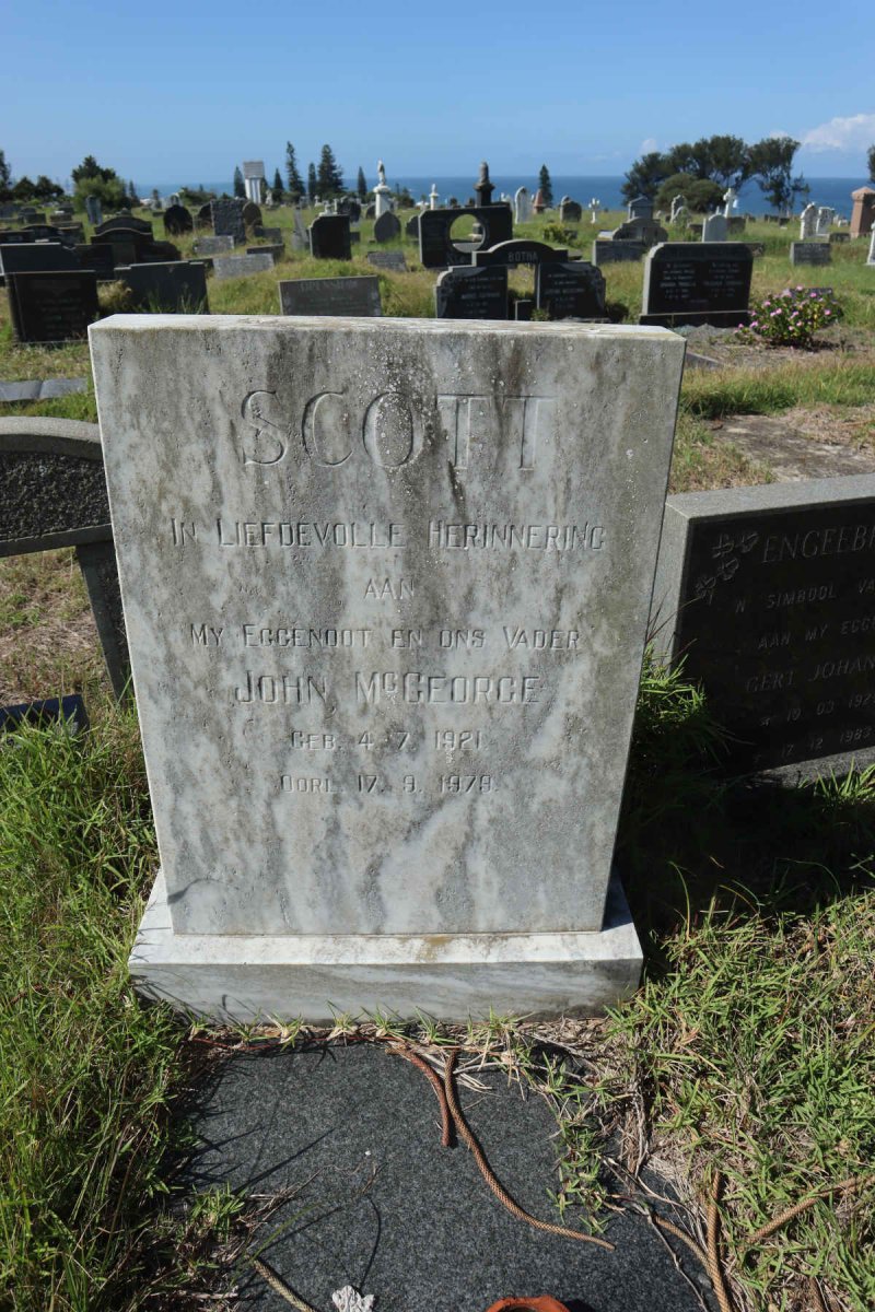 SCOTT John McGeorge 1921-1979