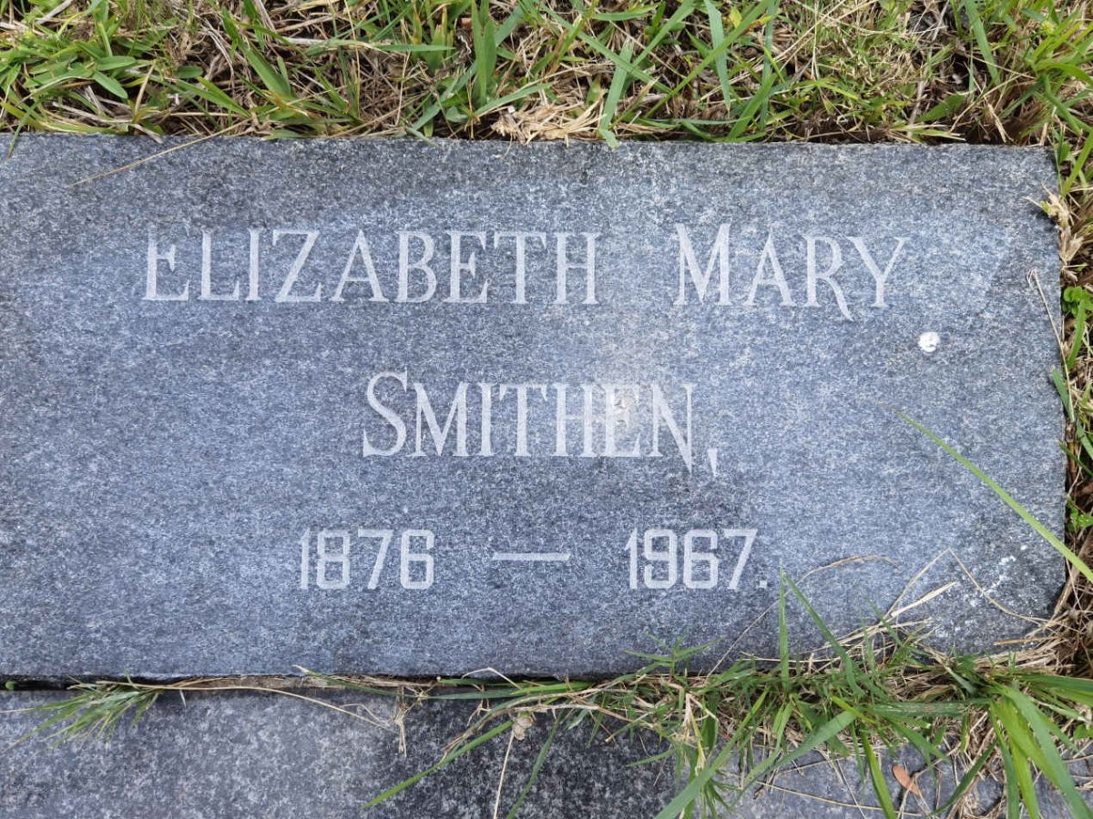 SMITHEN Elizabeth Mary 1876-1967