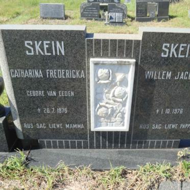 SKEIN Willem Jacobus -1976 &amp; Catharina Fredericka VAN EEDEN -1976